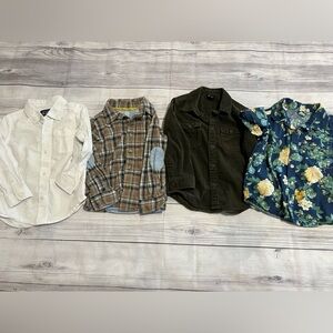 Old Navy / The Children’s Place - 4 Toddler Button Down Shirt Bundle - Size 3T